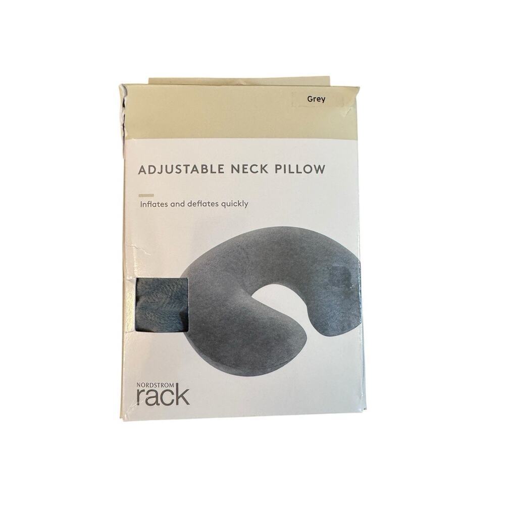 Inflatable Neck Pillow – Grey